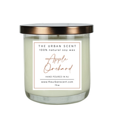 Load image into Gallery viewer, The Urban Scent 100% natural Apple Orchard scented soy candle. 7.5 oz Hand poured in NJ
