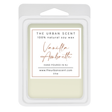 Load image into Gallery viewer, The Urban Scent 100% natural Vanilla Ambrette scented soy wax melts. 2.5 oz Hand poured in NJ