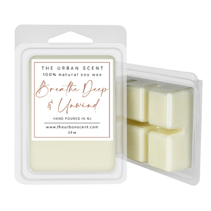 Breathe Deep & Unwind Eucalyptus & Spearmint soy scented wax melt - The Urban Scent