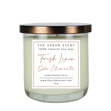 Load image into Gallery viewer, Fresh Linen Odor Eliminator Candle
