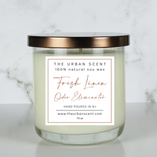 Load image into Gallery viewer, Fresh Linen Odor Eliminator Candle
