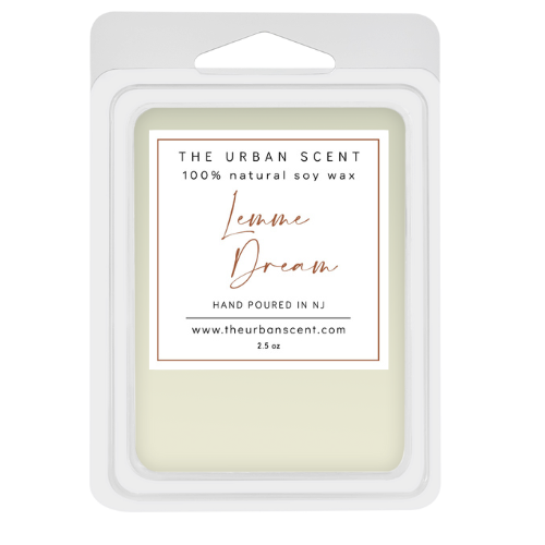 Lemme Dream, Lemongrass & Lime soy scented wax melt - The Urban Scent