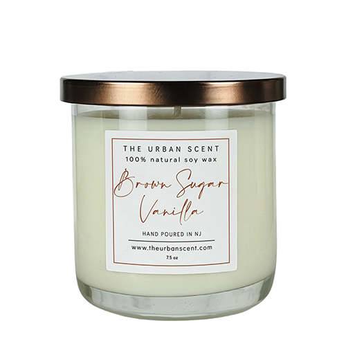 Brown Sugar Vanilla Candle by The Urban Scent