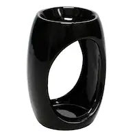 black modern soy wax tart warmer - The Urban Scent