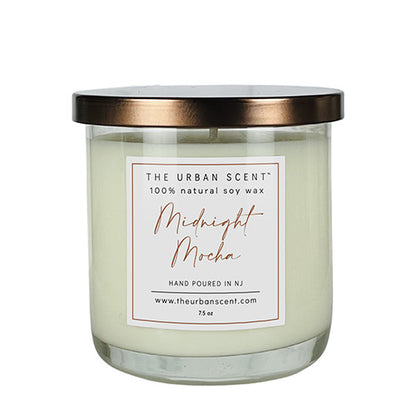 Morning Wood woodsy hand-poured soy candle with cedar, wood and musk — 7.5oz The Urban Scent NJ