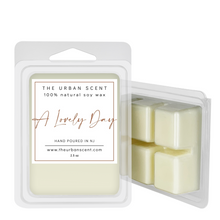 Load image into Gallery viewer, The Urban Scent 100% natural A Lovely Day scented soy wax melts. 2.5 oz Hand poured in NJ
