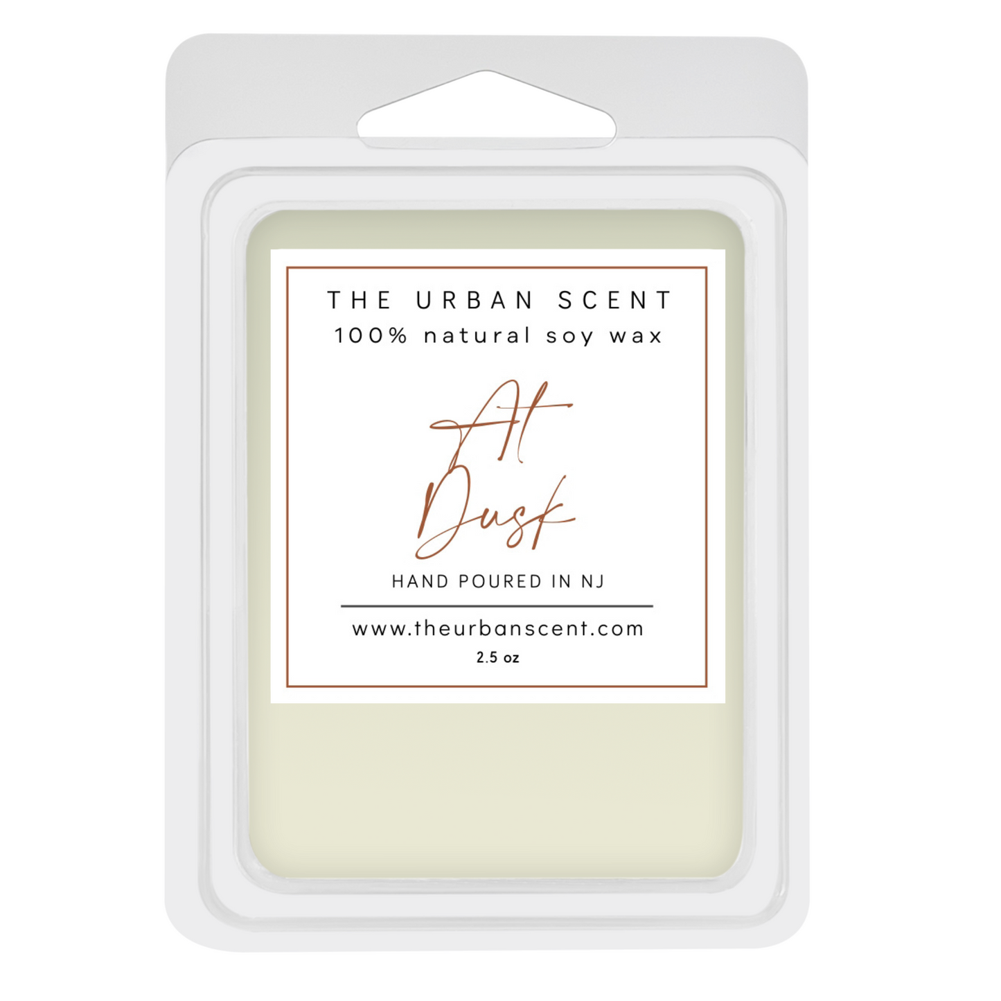 At Dusk scented soy scented wax melt, The Urban Scent