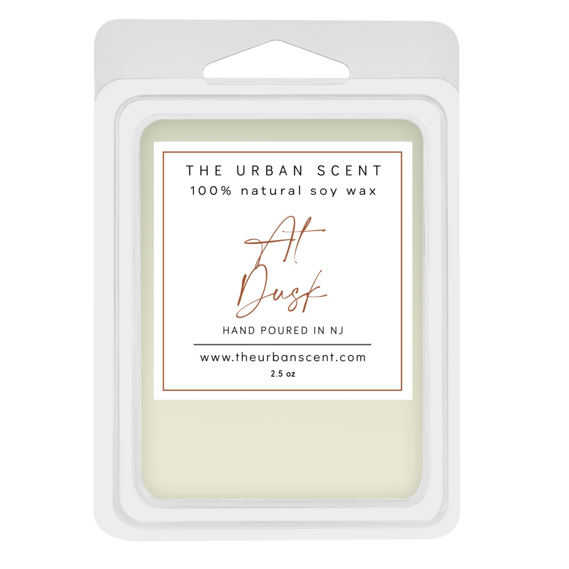 At Dusk scented soy scented wax melt, The Urban Scent