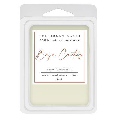 Baja Cactus  scented soy wax melts , hand poured - The Urban Scent