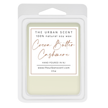 Load image into Gallery viewer, Cocoa Butter Cashmere scented soy wax melts , hand poured - The Urban Scent
