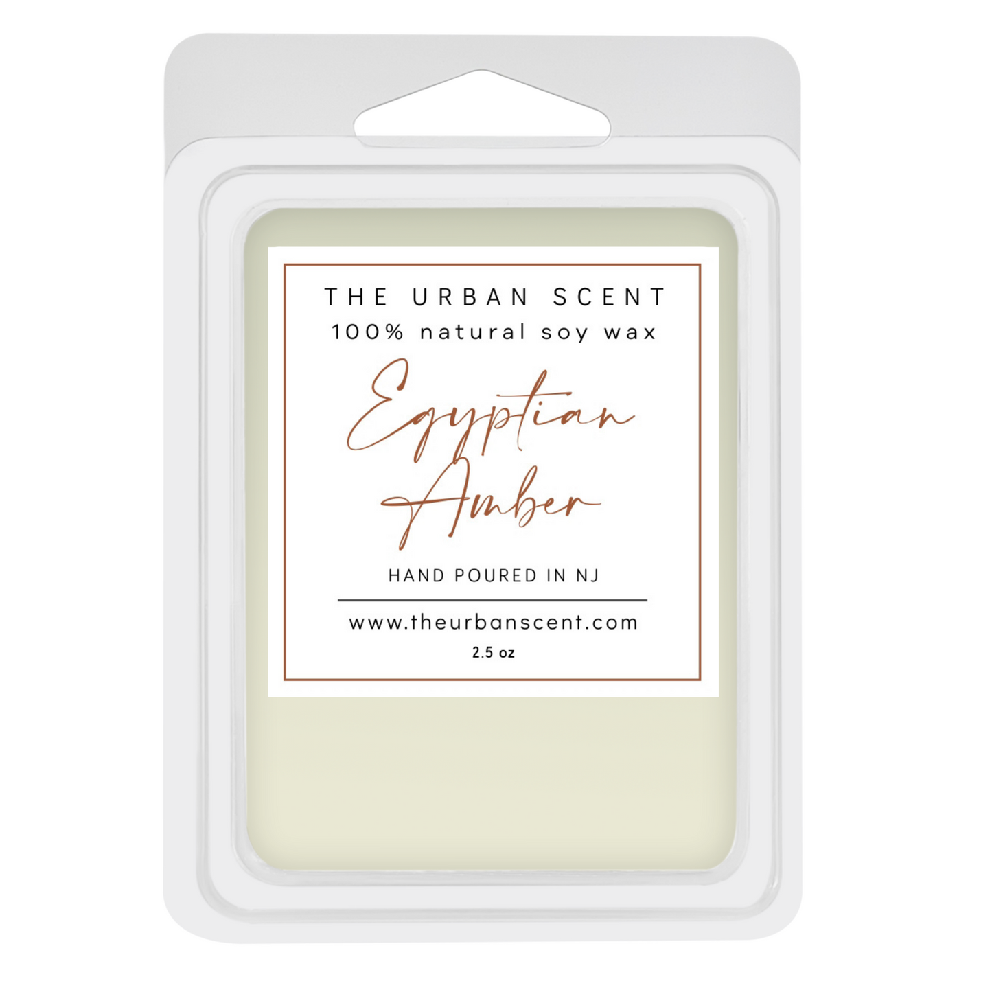 Egyptian Amber scented soy wax melts , hand poured - The Urban Scent