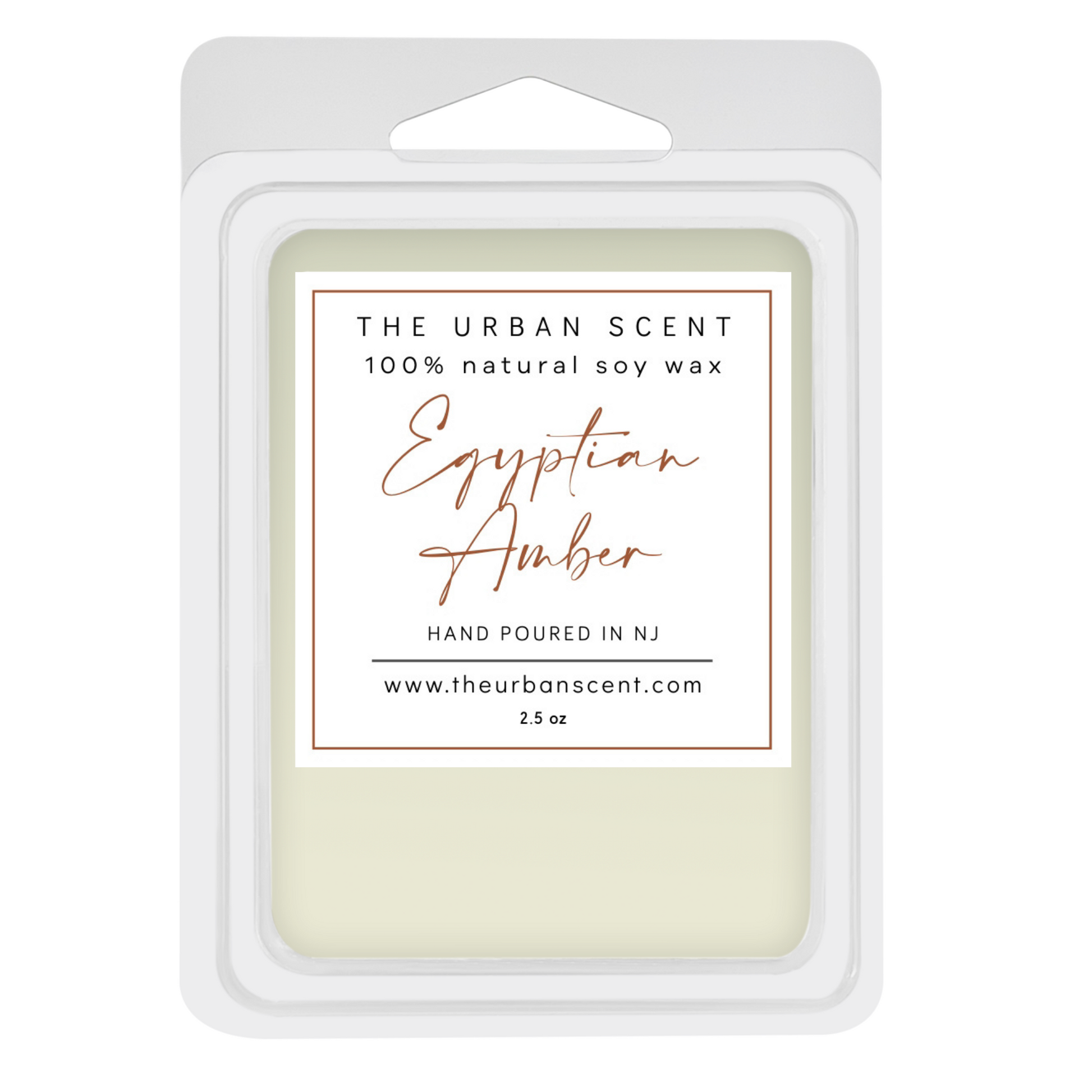 Egyptian Amber scented soy wax melts , hand poured - The Urban Scent