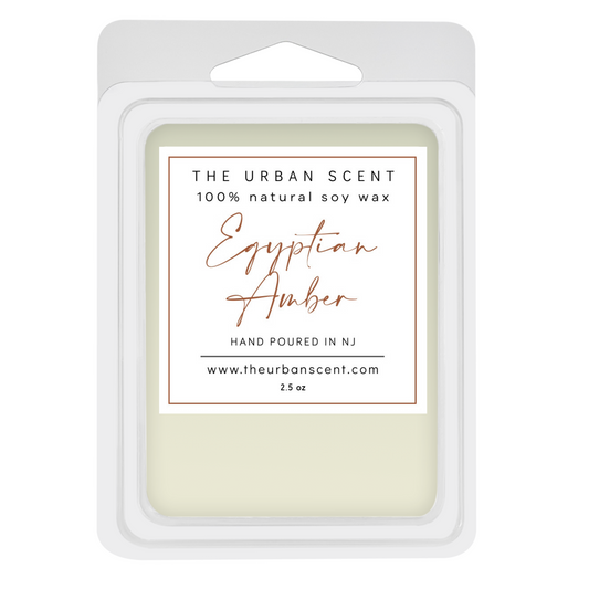 Egyptian Amber scented soy wax melts , hand poured - The Urban Scent