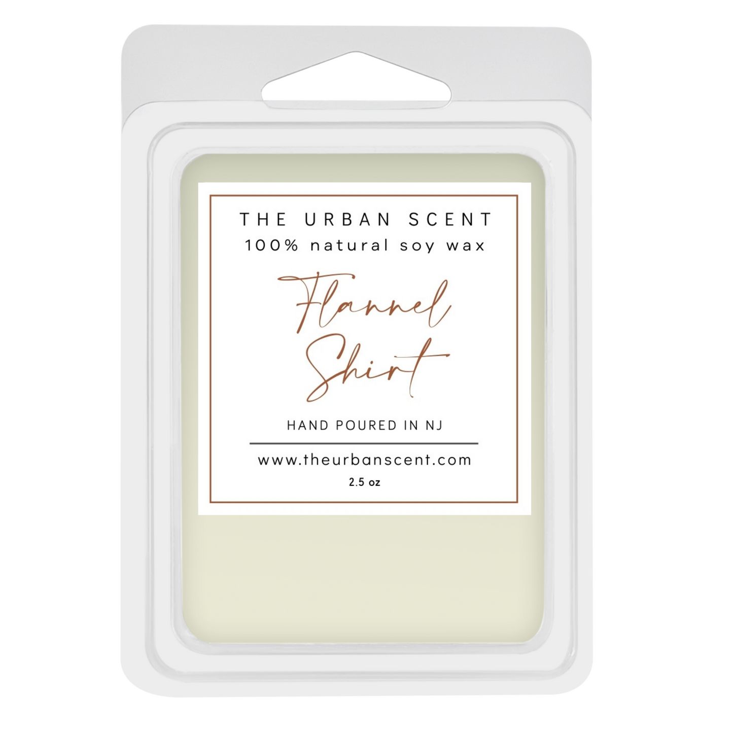 Flannel Shirt scented soy wax melts , hand poured - The Urban Scent