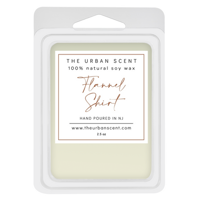 Flannel Shirt scented soy wax melts , hand poured - The Urban Scent