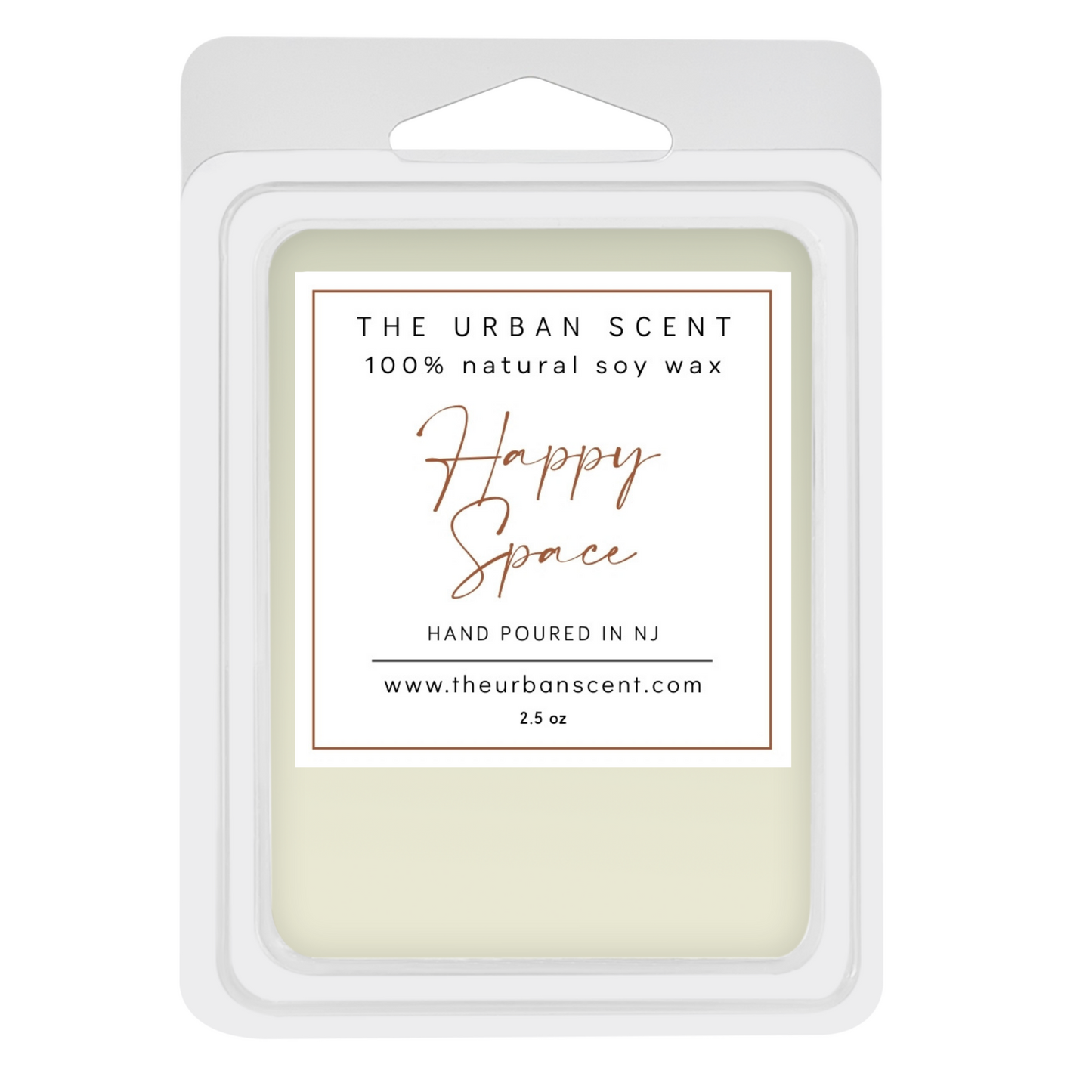 Happy Space scented soy wax melts , hand poured - The Urban Scent