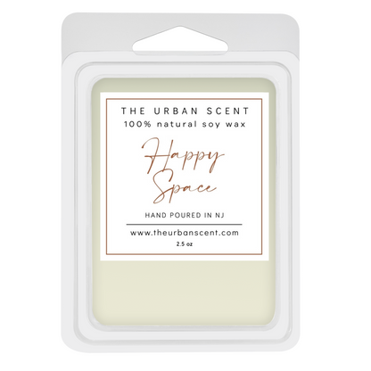 Happy Space scented soy wax melts , hand poured - The Urban Scent