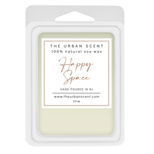Load image into Gallery viewer, Happy Space scented soy wax melts , hand poured - The Urban Scent
