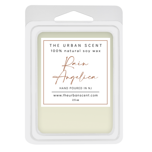 Rain Angelica scented soy wax melts , hand poured - The Urban Scent