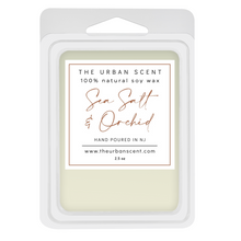 Load image into Gallery viewer, Sea Salt &amp; Orchid scented soy wax melts , hand poured - The Urban Scent
