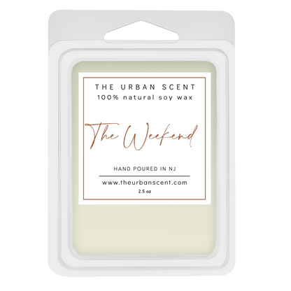 The Urban Scent 100% natural The Weekend scented wax melts. 2.5 oz Hand poured in NJ soy