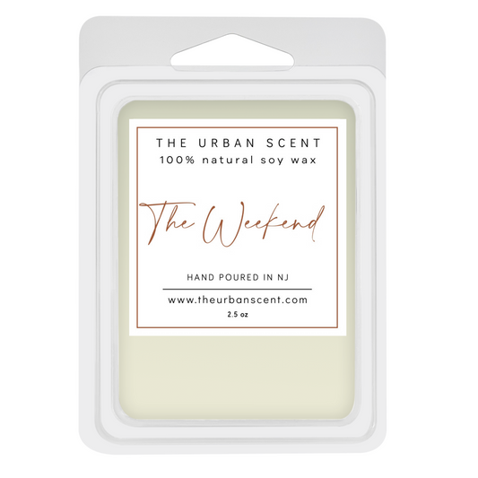 The Urban Scent 100% natural The Weekend scented wax melts. 2.5 oz Hand poured in NJ soy