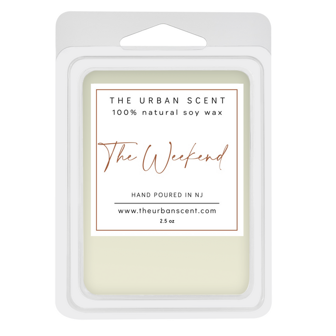 The Urban Scent 100% natural The Weekend scented wax melts. 2.5 oz Hand poured in NJ soy
