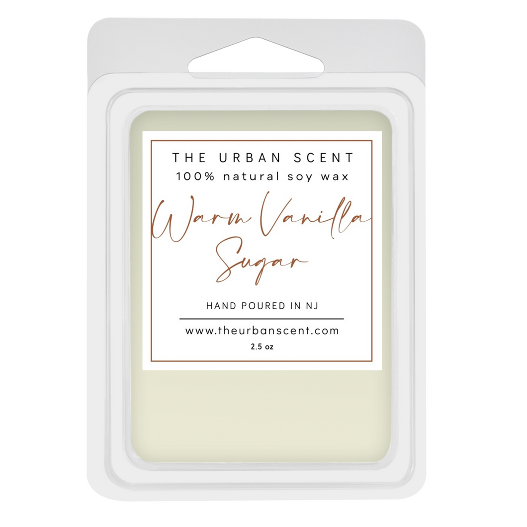 The Urban Scent 100% natural Warm Vanilla Sugar scented soy wax melts. 2.5 oz Hand poured in NJ