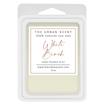 Load image into Gallery viewer, White Birch scented soy wax melts , hand poured - The Urban Scent
