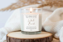 Load image into Gallery viewer, The Urban Scent 100% natural White Birch scented soy candle. 7.5 oz Hand poured in NJ 
