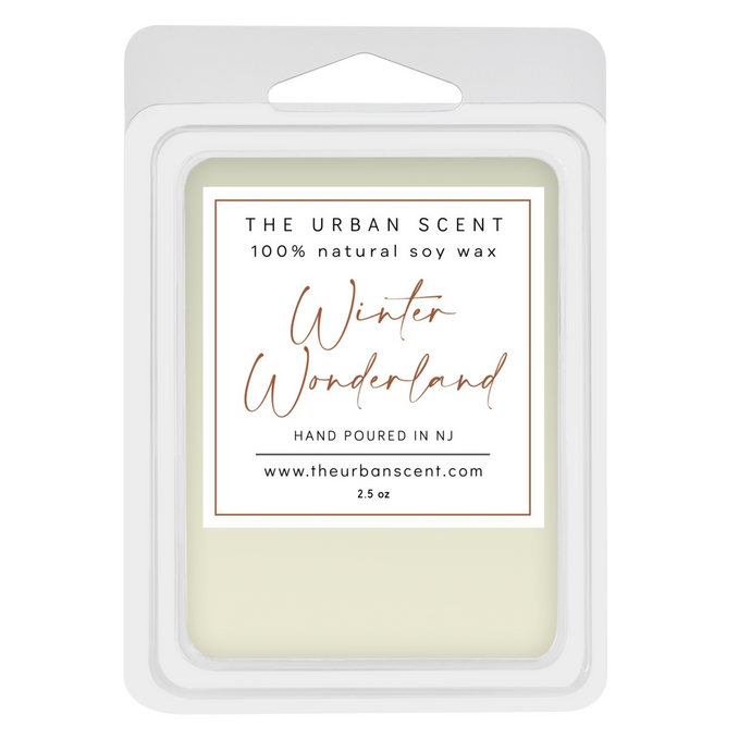 The Urban Scent 100% natural Winter Wonderland scented wax melts. 2.5 oz Hand poured in NJ soy