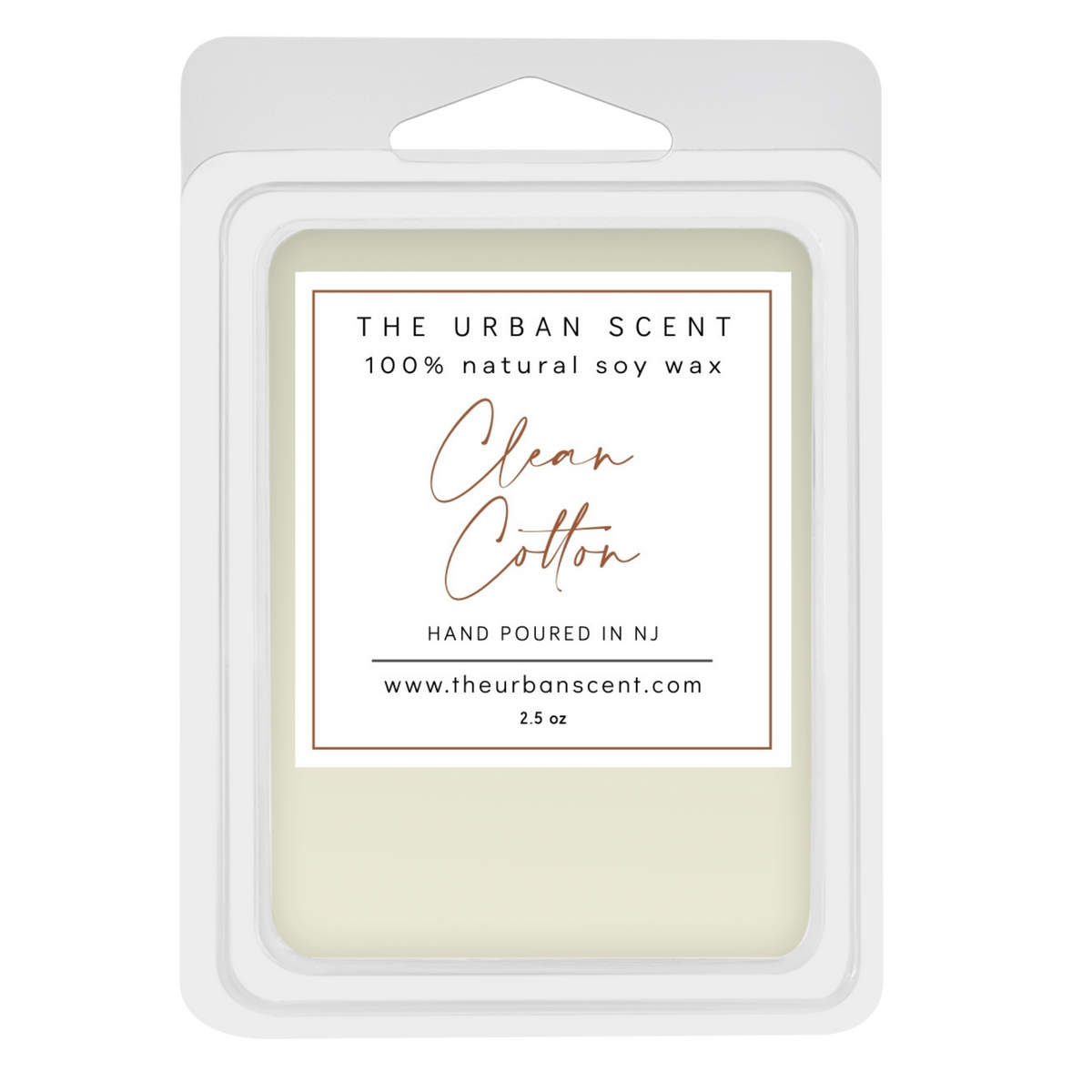 Clean Cotton soy wax melts by The Urban Scent